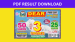 Dear Ganesh Chaturthi Bumper Lottery Result